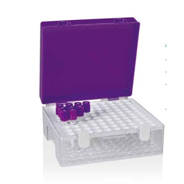 Glass Blood Tube Cryogenic Storage Box 13×75mm