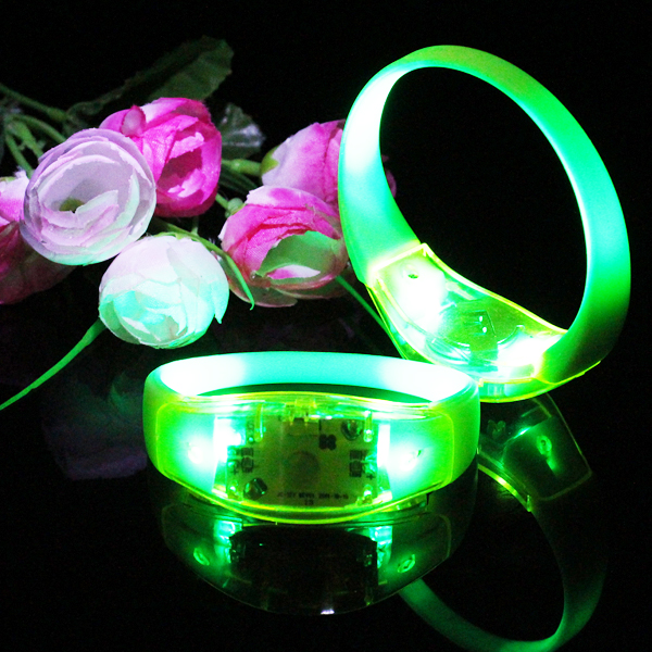 Multi-Color LED Flashing Silicone Bracelet For Concert, Carnivals, Sporting Events, Party, Night Club