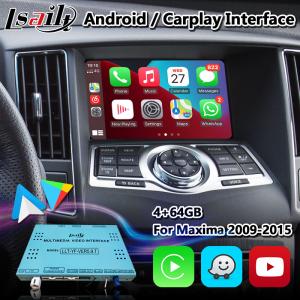 Cheap Lsailt Android Carplay Interface For Nissan Maxima A35 2009-2015 With GPS Navigation Wireless Android Auto Waze Youtube wholesale