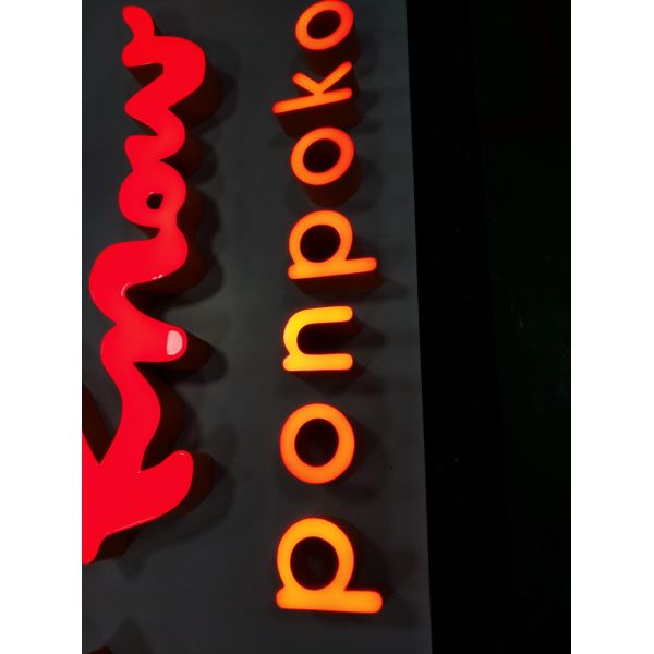 Building Facade Front Lit Channel Letter Sign Waterproof 120V