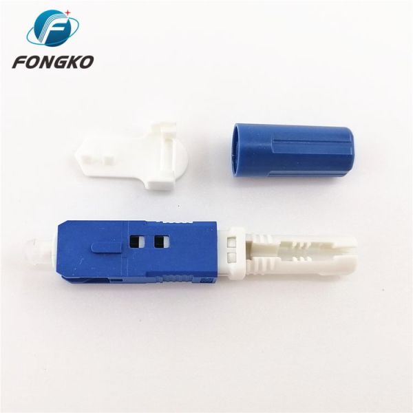 Waterproof SC UPC Fiber Optic Quick Connectors Fusion Splicer