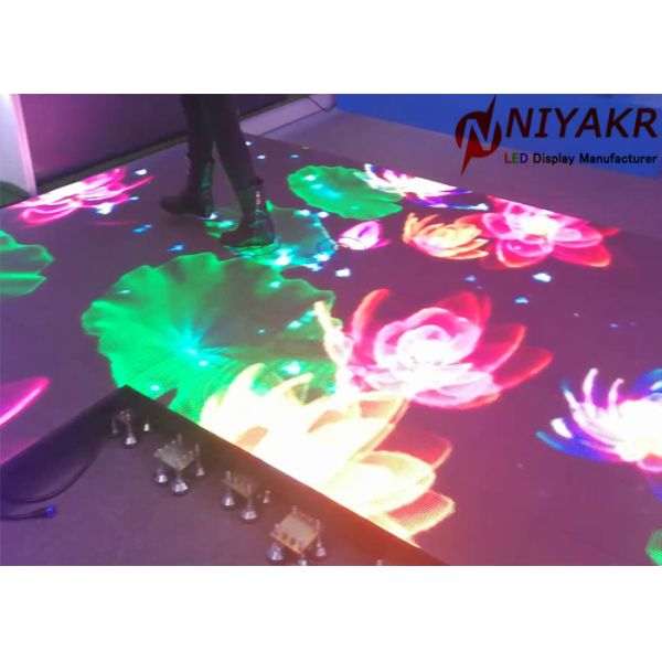 IP65 Slim LED Portable Dance Floor Hire Full Color With CE ROHS UL