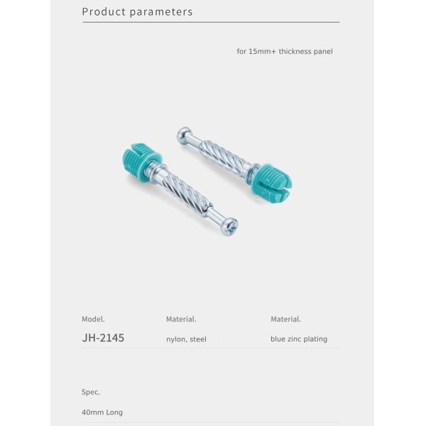 Minifix Spreading Bolts