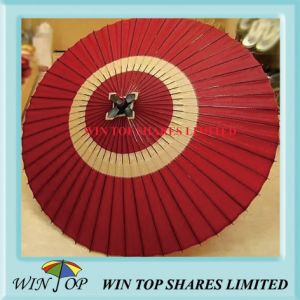 Cheap Japan style red paper craft umbrella wholesale