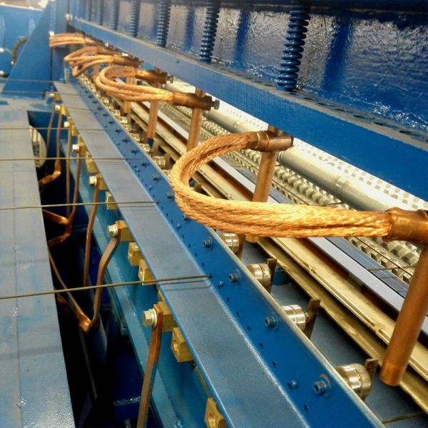 Huayang 100 Rows/Min Wire Mesh Welding Machine Proximity Switch Spooling 5T