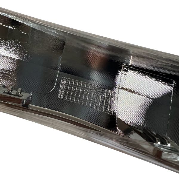 Fit for Tesla MODEL X Silver ABS Middle Net Bright Strip 1047022-00-C Car Accessories