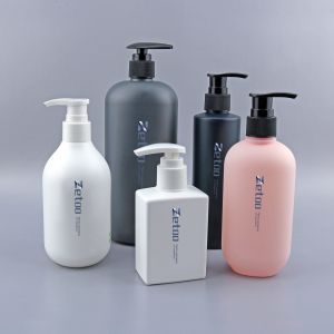 Customized Plastic Pump Bottles 50ml - 500ml PET Bottle With Pump