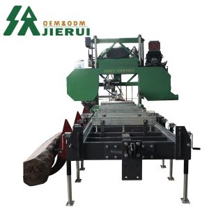 Cheap 15-35kW Power Full Automatic Portable CNC Bandsaw Mill for Woodworking Timber Cutting wholesale