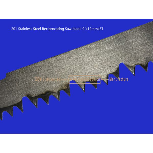 201 Stainless Steel Reciprocating Saw blade 9"x19mmx5T Cutting Wood,Bamboo,Plastic,Frozen Meat,Bones