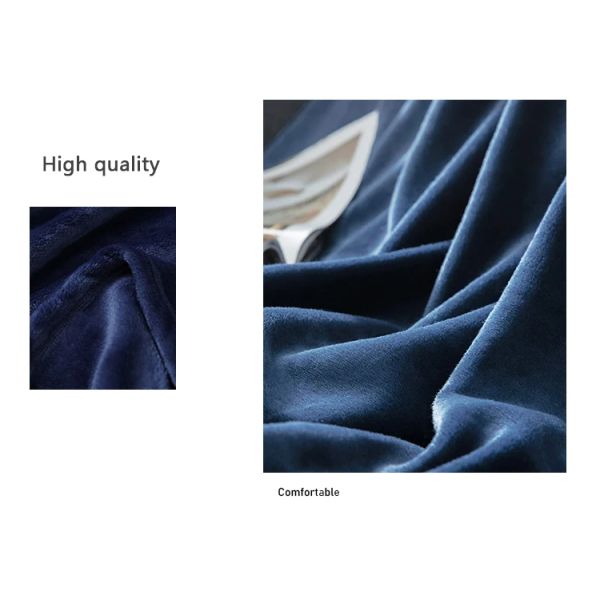 Super Soft Microfiber Flannel Blanket with European and American Style Construction