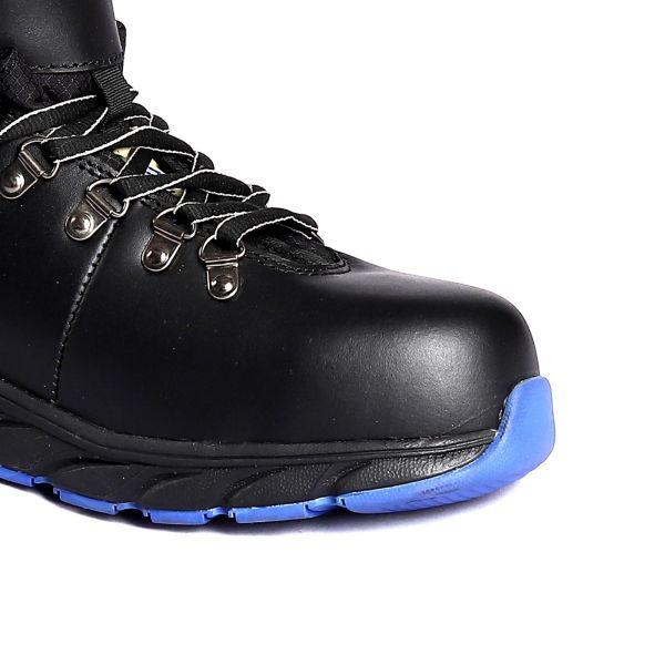 Anti Slip MD Sole Material for Durable and Slip-resistant Footwear Genuine Leather Safety Boots for Men