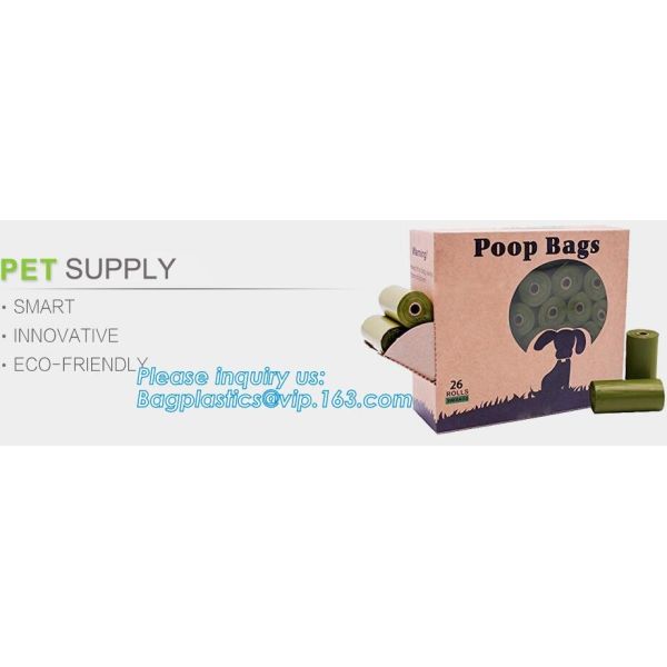 Nappy Baby Disposable Diaper Sacks, Degradable scented disposable baby diaper sack, green tie handle baby diaper sack