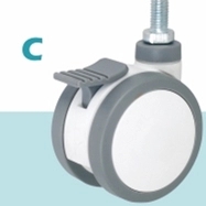 Flat Height Adjustable Bed For Patients , High End Hospital Bed With Wheels