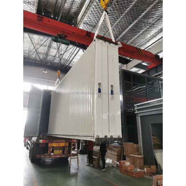 20ft Prefab Shipping Tiny Houses Container House Movable Prefabricated House for Shop in Chinese Design Style