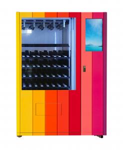 China Credit Card Payment Wine Vending Kiosk , Refrigerated Vending Machine With Elevator on sale
