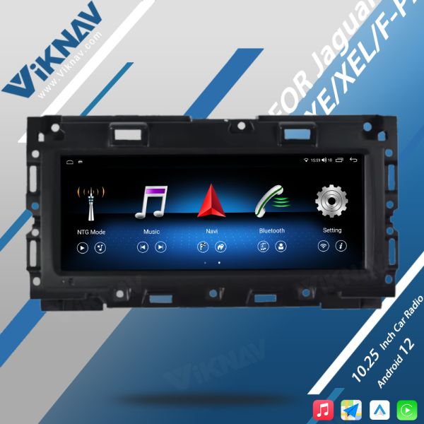 Wirless Android Car Stereo Radio 10.25 Inch For Jaguar F-PACE 2016-2019 Multimedia Player