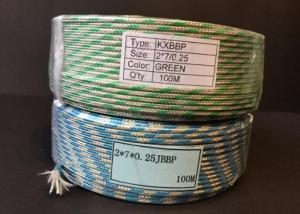 Cheap Type K Extension Cable KXBBP 2*7/0.25 Green wholesale
