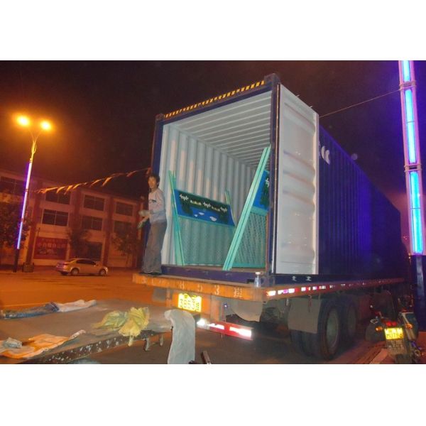 Welded Canadian Temporary Fence Panels , Metal Construction Fence Panels