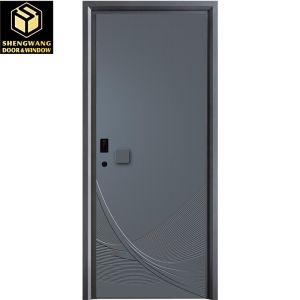 No Paint Treatment Side Gates Aluminium Fireproof Bacterial Resistance MDF