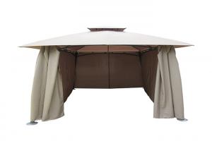 Cheap Double Roof Polyester Gazebo 3x3 With Powder Coating wholesale