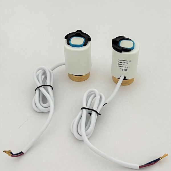 Underfloor Heating Actuator, 230V Electric Thermal Actuator Radiator for Underfloor Heating