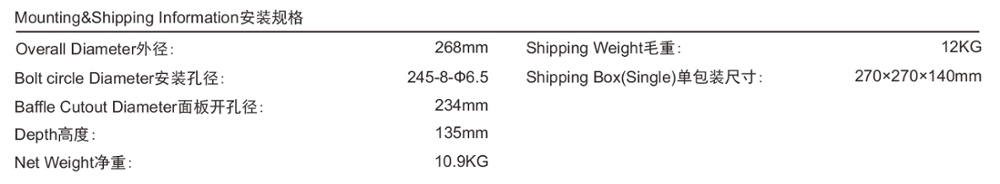 Double Magnet 10 Inch Woofer Speaker