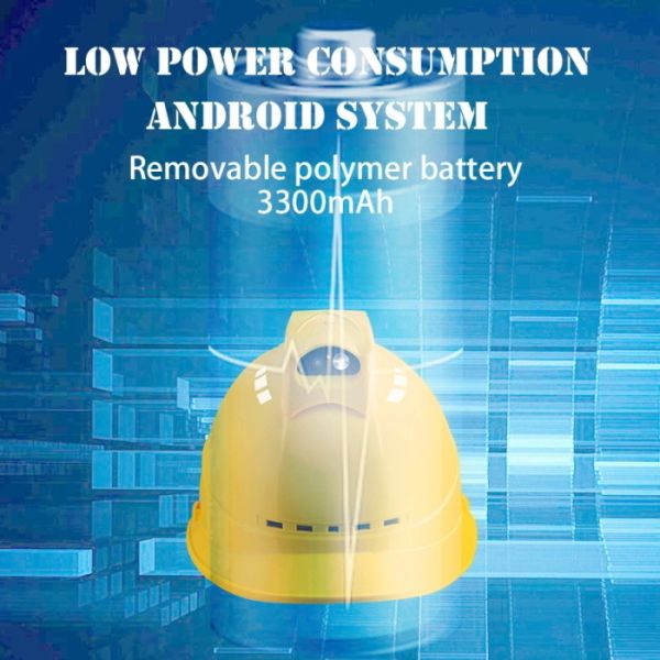 Security live streaming Camera 4G GSM Live Video View Mining Construction Safety Wearable Helmet Camera