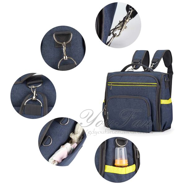 Multifunction Travel Nappy Back Pack travel baby diaper bag