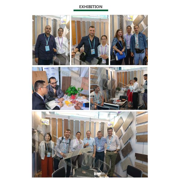 Zhejiang PVC Flooring SPC Vinyl Flooring Tile with Wood Design and 3.5 8mm Thickness