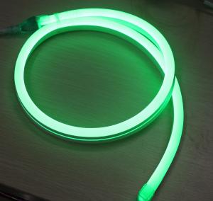 Cheap Quality 11x18mm Super-bright SMD2835 Brand New LED Flex Neons rope light green color 12 volt color jacket pvc wholesale
