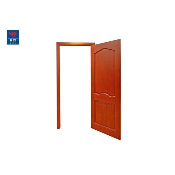 Hotel Solid Wood 1 Hour Fire Rated PVC Flush Door
