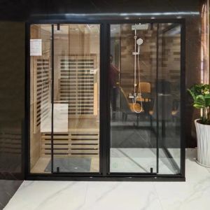 Buy cheap Luxury Shower Steam Wood Sauna Room from wholesalers