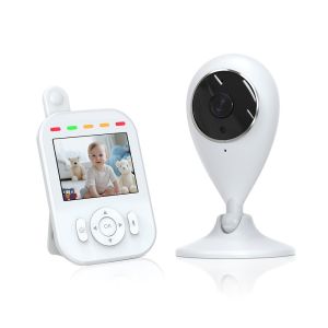 480P Split Screen Baby Video Monitor 2.8 Inch Baby Monitor With Audio For
