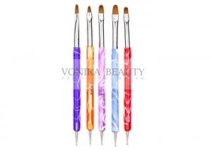 Cheap Dual Ended Acrylic Nail Design Brushes With UV Gel Rhinestone Nail Art Dotting Pen wholesale
