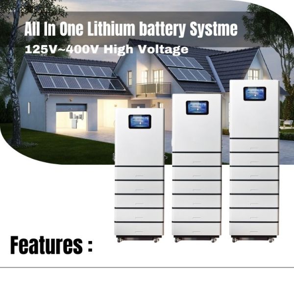 15kwh All In One Home Battery Storage System Stackable Solar Battery Long Lifespan