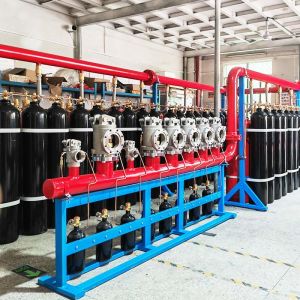 Cheap 90L FM200 HFC 227ea Clean Gas Automatic Fire Extinguishing System wholesale