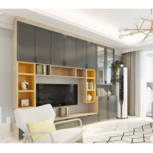 60in Living Room TV Shelves Wall Mounted