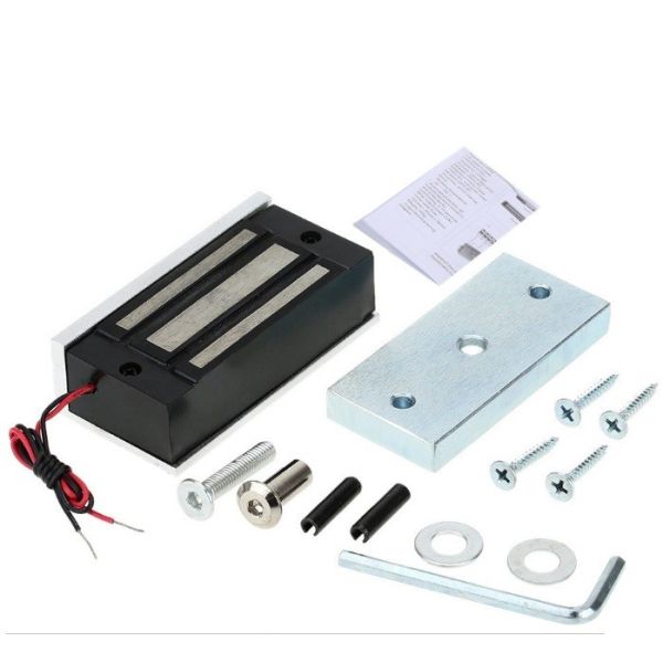 Magnetic Induction 60KG DC 12V Frameless Glass Door Locks