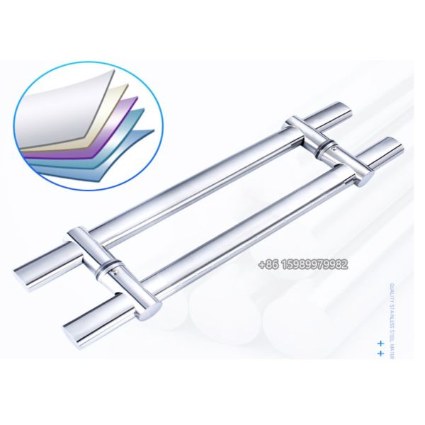 ladder pull shower door handle