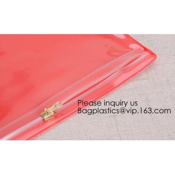 Clear Eva Pvc Bag With Zipper Swimwear Packaging Bag,Holographic Trendy Cosmetic Pvc Bag Portable Travel Makeup Bag
