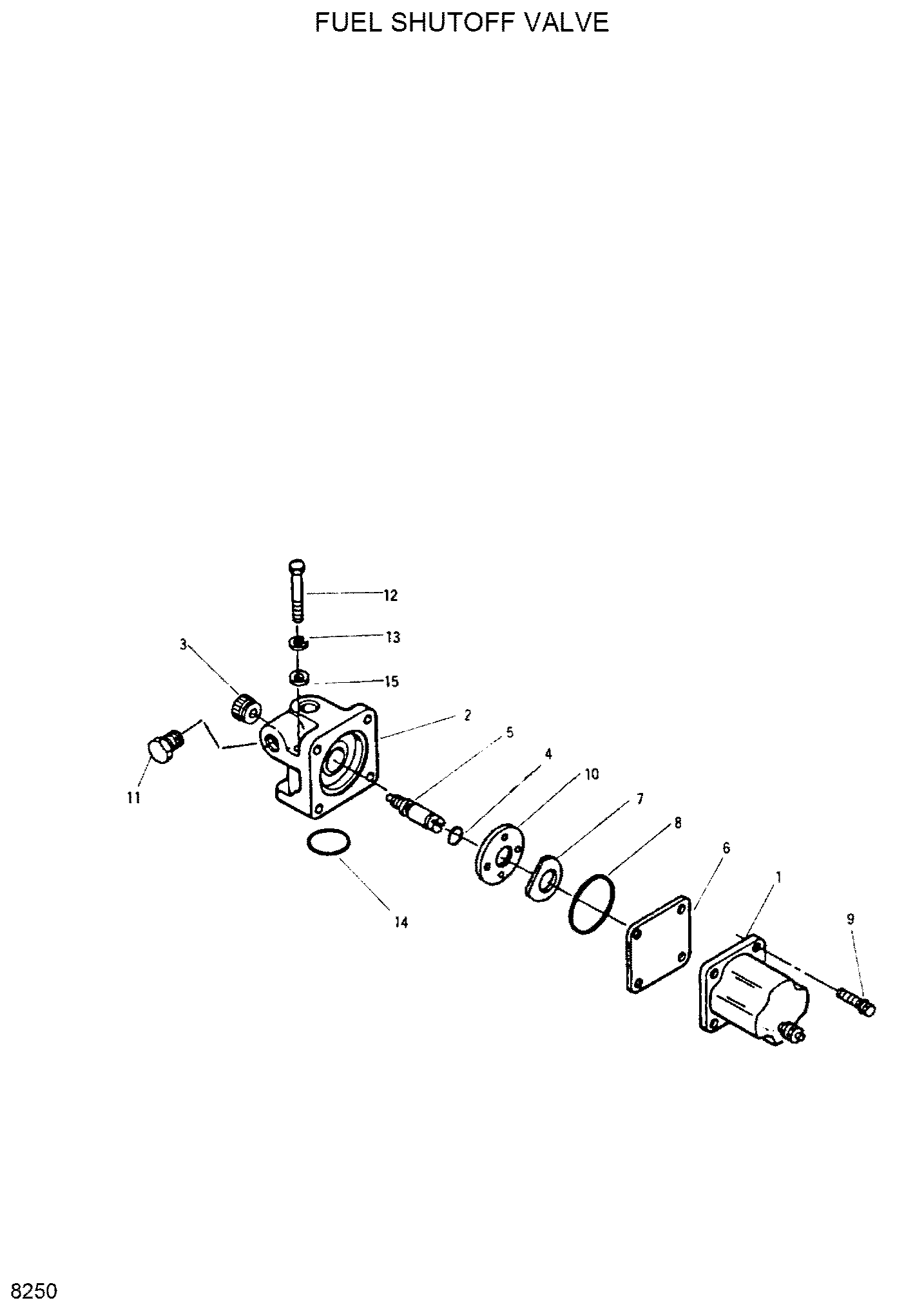 12V 3018453 AR5499 Fuel Shutoff Solenoid Valve For Cummins 855 N14