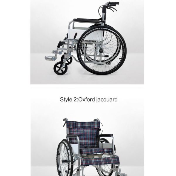 Ultralight Lightweight Aluminium Folding Wheelchairs For Handicapped