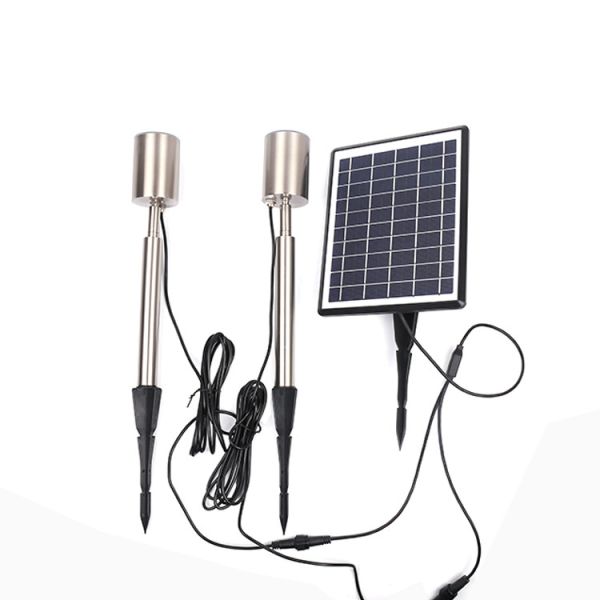 Quality IP65 200lm Outdoor Solar Landscape Spotlights White 5500K - 6500K for sale