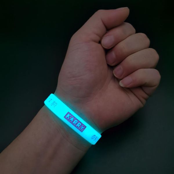 Durable Printed Silicone Wristbands With Heat Transfer Printing