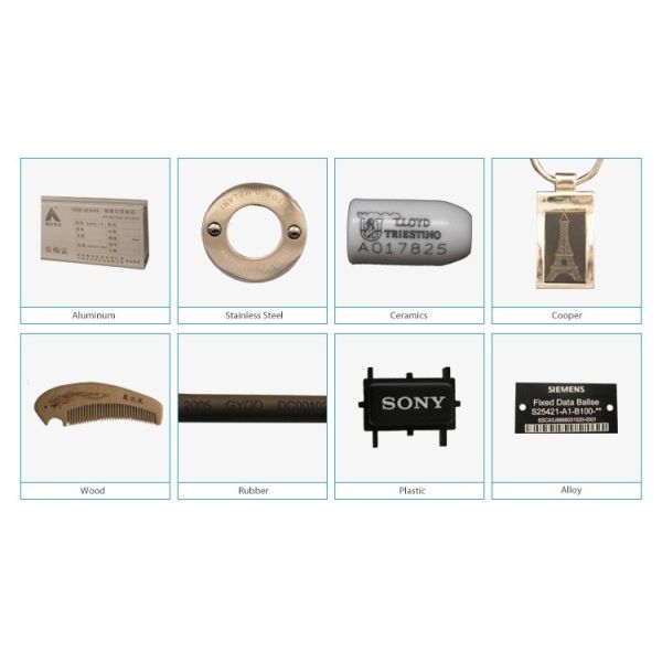 Energy Saving 50 Watt Fiber Laser Marking Machine With Raycus Jpt Source