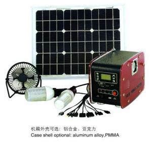 China Portable Solar Power System 20W DC Solar Power System with MP3 function on sale