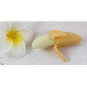 Cheap kids promotional 3D banana eraser,various packing available wholesale