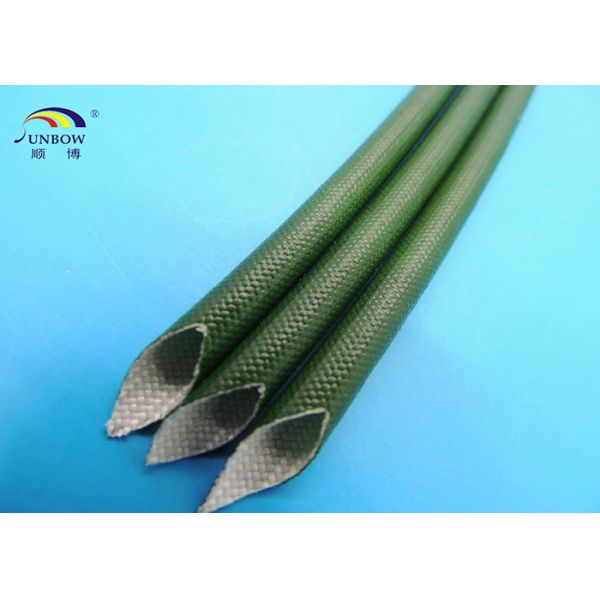 6.0mm Silicone Fiberglass Sleeving , Wiring Harness Proetction fibreglass sleeve