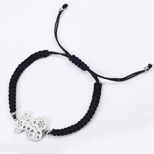 Cheap Popular Handmade Beaded Bracelets Lovely Black Rope Bracelet For Child wholesale