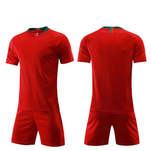 Custom sublimation blank soccer jersey kits with customer's logo